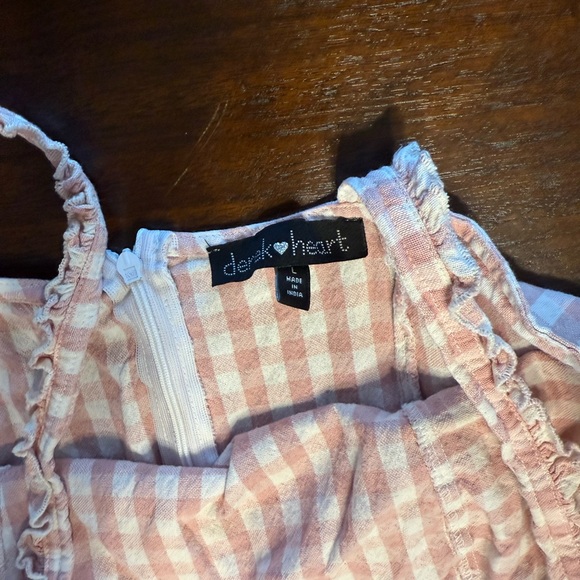Pink Checkered Ruffle Dress - Picture 8 of 10